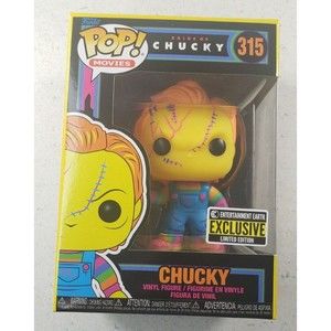 MINT Child's Play Chucky Black Light Funko Pop! Vinyl Figure #315